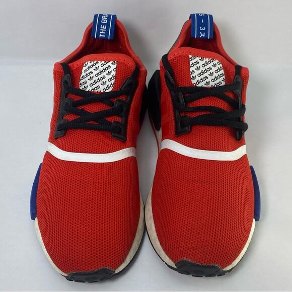 ADIDAS NMD _R1 "Active Red/Black" Men's Shoes Size 5 - Picture 5 of 14
